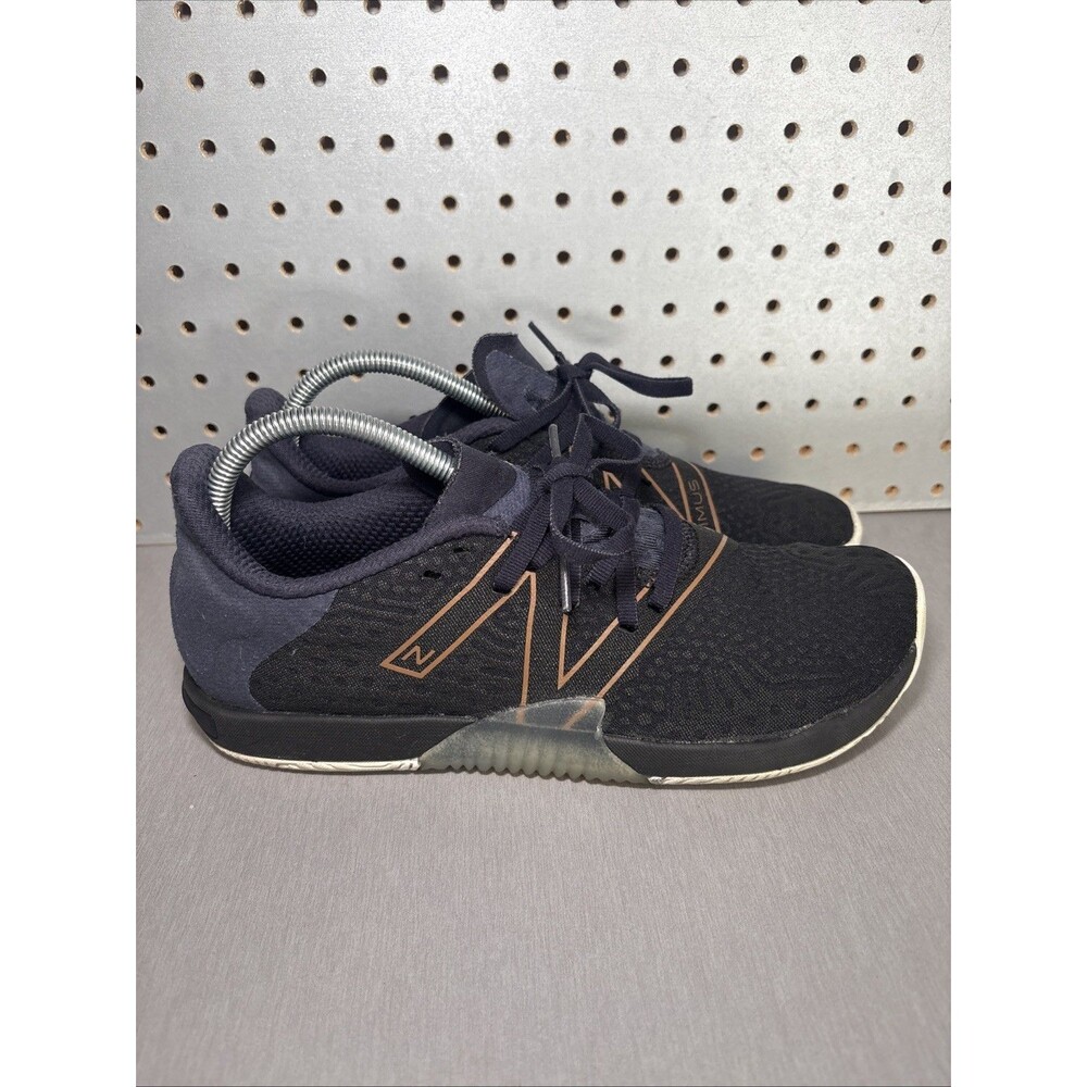 New Balance Minimus TR Minimalist Running Shoes Mens Sz 8.5 Sneakers Black Blue